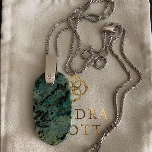 EUC Inez African Turquoise in Silver